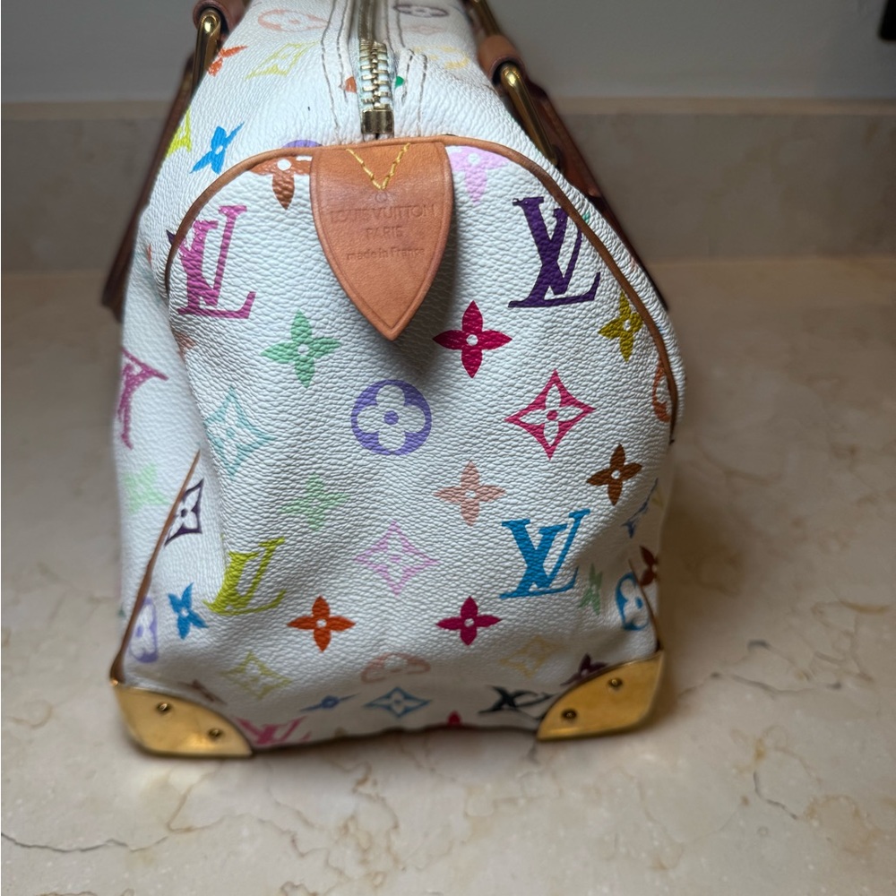 Vintage Louis Vuitton Murakami Speedy 30 – White / Multicolor - Picture 4 of 16